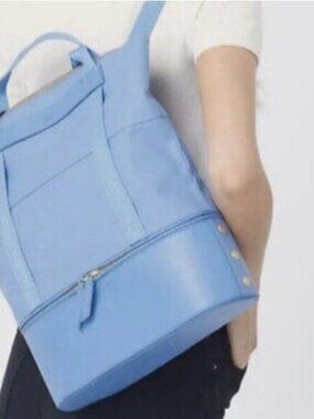 Manhattan Beach Blue Canvas Hammitt convertible backpack tote Work Gym Computer